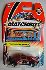【中古】【輸入品・未使用】MATCHBOX HERO CITY COLLECTION RED VOLKSWAGEN BEETLE TAXI #44