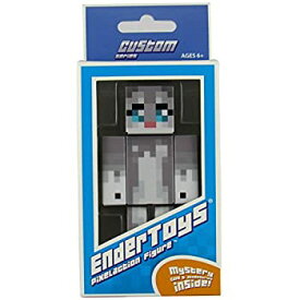 【中古】【輸入品・未使用】EnderToys グレーキャットアクションフィギュア おもちゃ 4インチ カスタムシリーズフィギュア