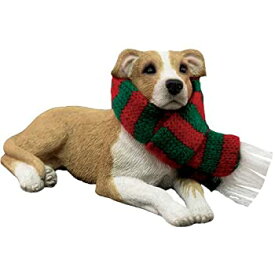 【中古】【輸入品・未使用】(Ornament, Fawn Pit Bull Terrier) - Sandicast Fawn Pit Bull Terrier Christmas Ornament