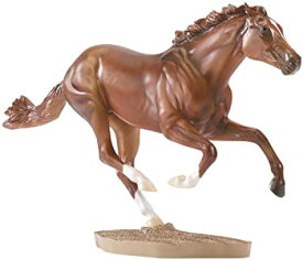 【中古】【輸入品・未使用】Breyer トラディショナルシリーズ Secretariat 馬 ベース付き | モデル馬のおもちゃ | 13.5インチ x 9.5インチ | 1:9スケール | モデル#1345