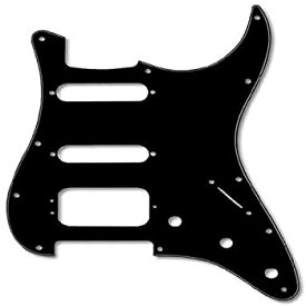 【中古】【輸入品・未使用】Fender ピックガード Pickguard, Stratocaster? H/S/S, 11-Hole Mount (3-Screw Mount HB), Black, 3-Ply