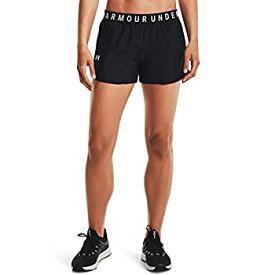 【中古】【輸入品・未使用】Under Armour (アンダーアーマー) レディース プレーアップ ショーツ 3.0 ブラック (001)/ホワイト XS