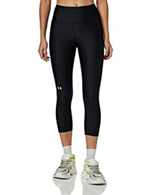 【中古】【輸入品・未使用】Under Armour Women's HeatGear Armour High Waisted Pocketed Capri , Black (001)/White , X-Small