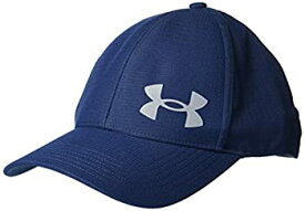 【中古】【輸入品・未使用】Under Armour Men's Iso-Chill Armourvent Fitted Baseball Cap , Academy Blue (408)/Pitch Gray , Small/Medium