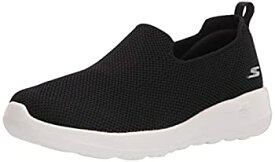 【中古】【輸入品・未使用】Skechers womens Walking Sneaker, Black/White, 7.5 US