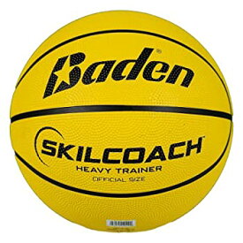 【中古】【輸入品・未使用】Baden SkilCoach ヘビートレーナー ラバーバスケットボール イエロー 29.5インチ