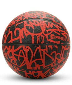 【中古】【輸入品・未使用】AND1 Fantom Graffiti Street Basketball レッド/ブラック