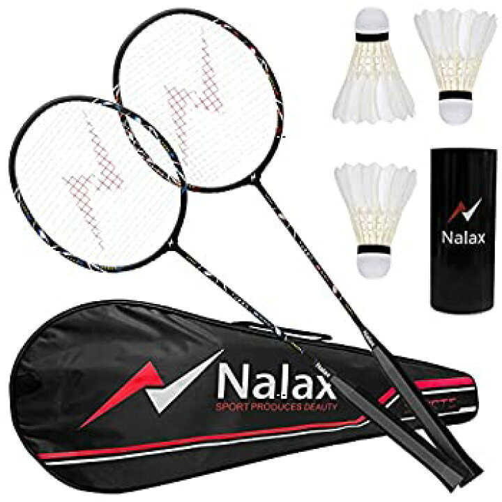 楽天市場】【中古】【輸入品・未使用】nalax バドミントンセット 2人用 