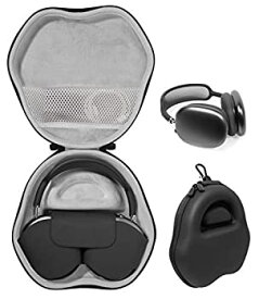 【中古】【輸入品・未使用】CaseSack ケース Apple AirPods Maxヘッドホン用 カバー付きヘッドホン用 ブラック