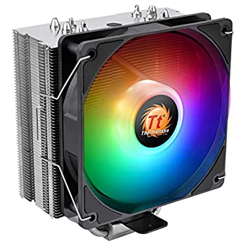Thermaltake UX210 ARGB Sync Intel AMD CPU クーラー MB RGB LED 5V 同期対応 U字型銅ヒートパイプ 120mm 10 LED PWMファン (CL-P079-CA12SW-A)