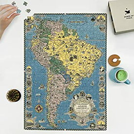 【中古】【輸入品・未使用】1942 地図 | 南アメリカのいい隣の絵 | 1000ピース 大人用ジグソーパズル | 大人用ジグソーパズルゲーム | ジグソーゲーム