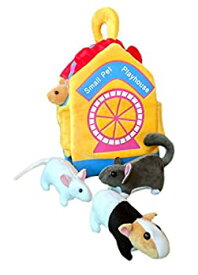 【中古】【輸入品・未使用】Adore 12?" Small Pet Playhouse with Hamster Guinea PigマウスチンチラStuffed Animal Plush Playset
