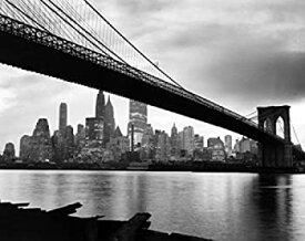 【中古】【輸入品・未使用】Posterazzi Suspension Across a River Brooklyn Bridge City New York USA Poster Print (24 x 36) 141［並行輸入］