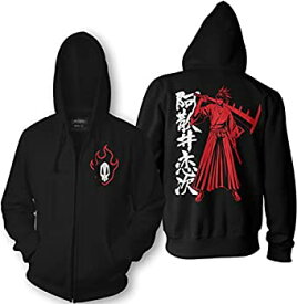 【中古】【輸入品・未使用】Ripple Junction Bleach Renji Soul Reaper Symbol 大人用ジップパーカー US サイズ: XX-Large カラー: ブラック