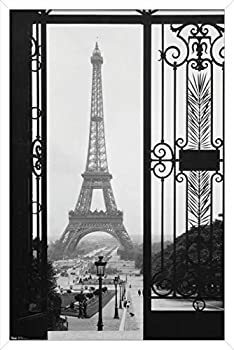 【輸入品・未使用】Trends International The Eiffel Tower-Gate View Wall Poster 22.375