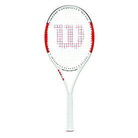 【中古】【輸入品・未使用】Wilson Tennis Racket, Six.One Lite 102, Unisex, Intermediate Players, Grip Size L0, Red/Grey, WRT73660U0