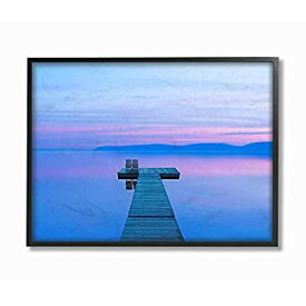 【中古】【輸入品・未使用】Stupell Industries 湖の風景 ブルー パープル 写真 24x30 aa-005_fr_24x30