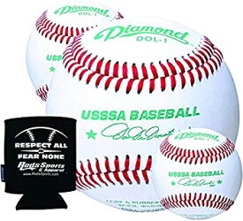 【中古】【輸入品・未使用】Diamond Sports DOL-1 USSSA レザー野球ボール ボール36個とロッド1個 断熱缶スリーブ