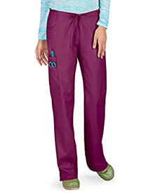 【中古】【輸入品・未使用】Dickies Women's Tall EDS Signature Scrubs Missy Fit Drawstring Cargo Pant, Wine, XX-Large/Tall