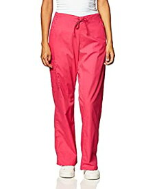 【中古】【輸入品・未使用】Dickies Women's Tall EDS Signature Scrubs Missy Fit Drawstring Cargo Pant, Hot Pink, Large/Tall