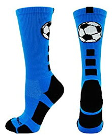 【中古】【輸入品・未使用】(Small, Electric Blue/Black) - Soccer Ball Crew Soccer Socks