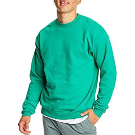【中古】【輸入品・未使用】Hanes Men's EcoSmart Fleece Sweatshirt, Kelly Green, 4X Large