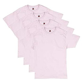 【中古】【輸入品・未使用】Hanes(ヘインズ) エッセンシャル半袖Tシャツ メンズ バリューパック 4枚セット US サイズ: 3X-Large カラー: ピンク
