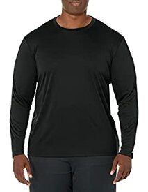 【中古】【輸入品・未使用】Russell Athletic メンズ 長袖パフォーマンスTシャツ US サイズ: Large カラー: ブラック