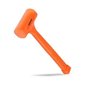 【中古】【輸入品・未使用】Neiko 02849A Dead Blow Hammer, Neon Orange by Neiko