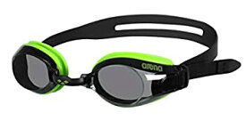 【中古】【輸入品・未使用】(Green/Smoke/Black) - Arena Zoom X-Fit Swimming Goggles