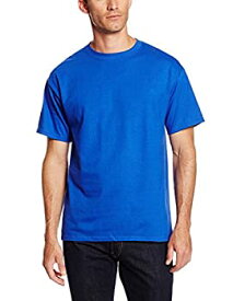【中古】【輸入品・未使用】Hanes メンズ BEEFY 半袖Tシャツ ( 2枚組?) US サイズ: Large カラー: ブルー