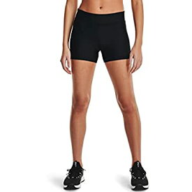 【中古】【輸入品・未使用】Under Armour Women's HeatGear Armour Mid Rise Shorty , Black (001)/White , X-Small