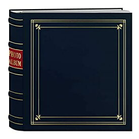 【中古】【輸入品・未使用】Pioneer Photo Albums 200-Pocket Ring Bound Navy Blue Bonded Leather with Gold Accents Cover Photo Album for 4 x 6-Inch Prints by Pionee