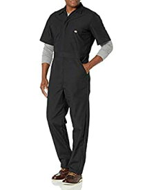 【中古】【輸入品・未使用】Dickies メンズ 半袖カバーオール US サイズ: Large Tall カラー: ブラック