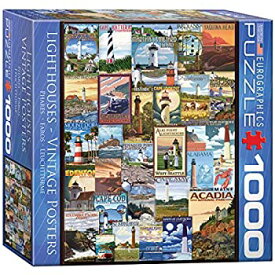 【中古】【輸入品・未使用】EuroGraphics Lighthouses ヴィンテージ広告 スモールボックスパズル (1000ピース)