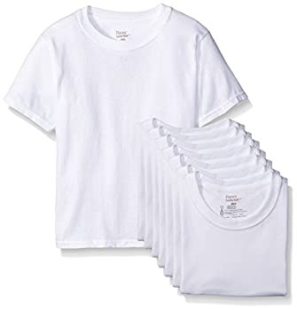 Hanes Boys 8?- Pack Classicsクルーアンダーシャツ US サイズ: XL カラー: ホワイト