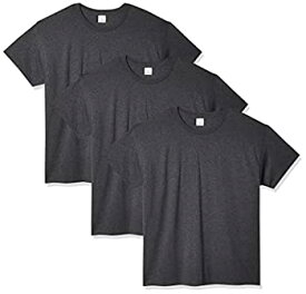 【中古】【輸入品・未使用】Hanes Men's EcoSmart T-Shirt (Pack of 6), Charcoal Heather, Large