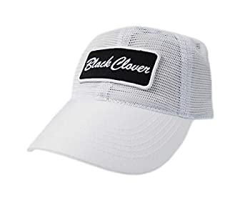 【輸入品・未使用】Black Clover Live Lucky Lattice 1 BCパッチ ホワイト/ブラック 調節可能な帽子/キャップのサムネイル