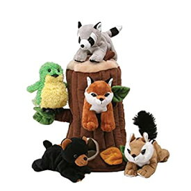 【中古】【輸入品・未使用】動物とツリーハウス ぬいぐるみ Five Stuffed Forest Animals 【並行輸入品】
