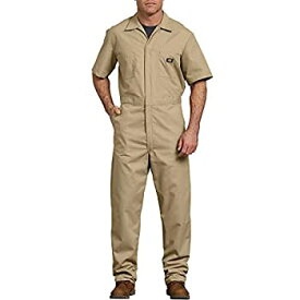 【中古】【輸入品・未使用】Dickies メンズ 半袖カバーオール US サイズ: Medium Tall カラー: ベージュ