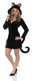 【中古】【輸入品・未使用】Underwraps Costumes 女性のフード付き猫の衣装のミニドレスのw /テール Sサイズ