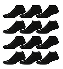 【中古】【輸入品・未使用】AND1 メンズ アスレチック アーチ 圧縮クッション 快適 ローカット ソックス (12足パック) US サイズ: Shoe Size: 6-13 カラー: ブラック