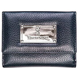 【中古】【輸入品・未使用】Browning Women's Black Leather French Wallet (black)