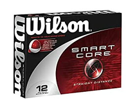 【中古】【輸入品・未使用】Wilson(ウイルソン) ゴルフボール Smart Core 日本未発売 並行輸入品 24個セット ホワイト