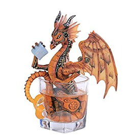 【中古】【輸入品・未使用】Pacific Giftware PT Drinks and Dragons シリーズ スチームパンク翼ドラゴン 樹脂製フィギュア Stanley Morrison