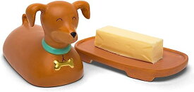 【中古】【輸入品・未使用】BigMouth Inc. Weiner 犬 セラミックバター皿 - 楽しく楽しいキッチンアクセサリー - 寸法7.25インチ x 6.75インチ x 5インチ -新築祝いパー