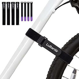 【中古】【輸入品・未使用】LuBanSir 自転車ラックストラップ 8個パック (8インチ & 24インチ) 調節可能な自転車スタビライザーストラップ 自転車のホイールの回転を防止