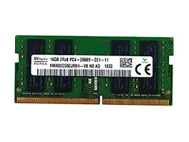 【中古】【輸入品・未使用】SK HYNIX 16GB 2RX8 DDR4 SO-DIMM PC4-21300 2666MHZ Memory Module HMA82GS6CJR8N-VK