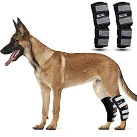 【中古】【輸入品・未使用】犬の脚ブレース 後ろの脚用 安全反射ストラップ付き 圧縮 犬の膝ブレース 裂け防止 ACLの後ろの脚をサポート 犬の後方ホックのヒール 犬の傷 関