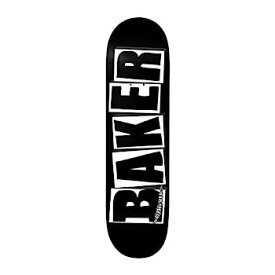【中古】【輸入品・未使用】Baker Brand Logo Deck-8.0 Black/White Skateboard Deck by Baker